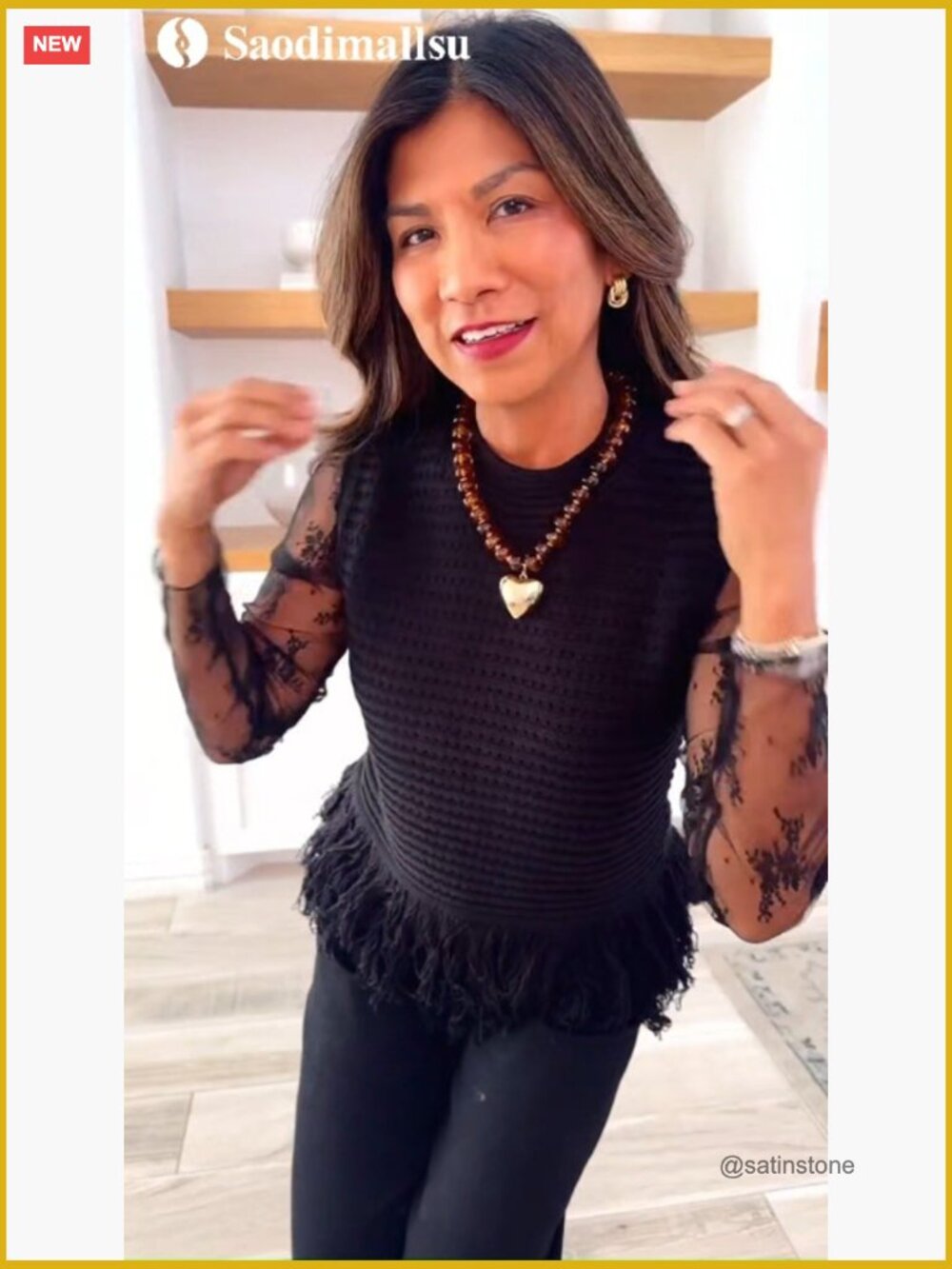 Crochet Crop Tank Top Sleeveless Fringe Crew Neck Boho Knit Sweater Vest Summer - Picture 7 of 7